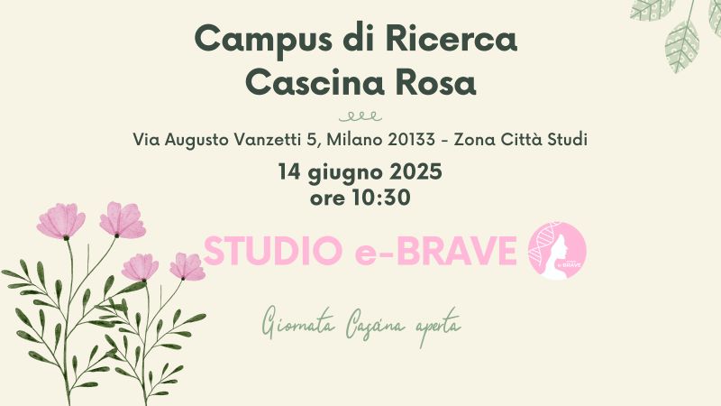 BRCA Day a Cascina Rosa - Studio e-BRAVE