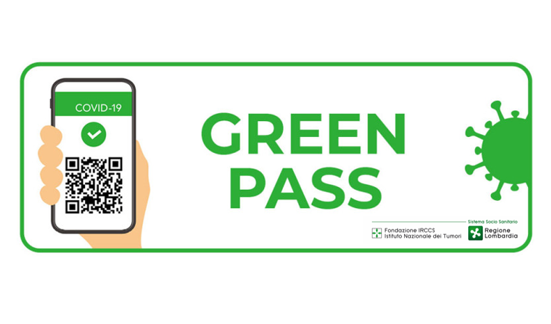 OBBLIGO GREEN PASS PER ACCESSO IN ISTITUTO