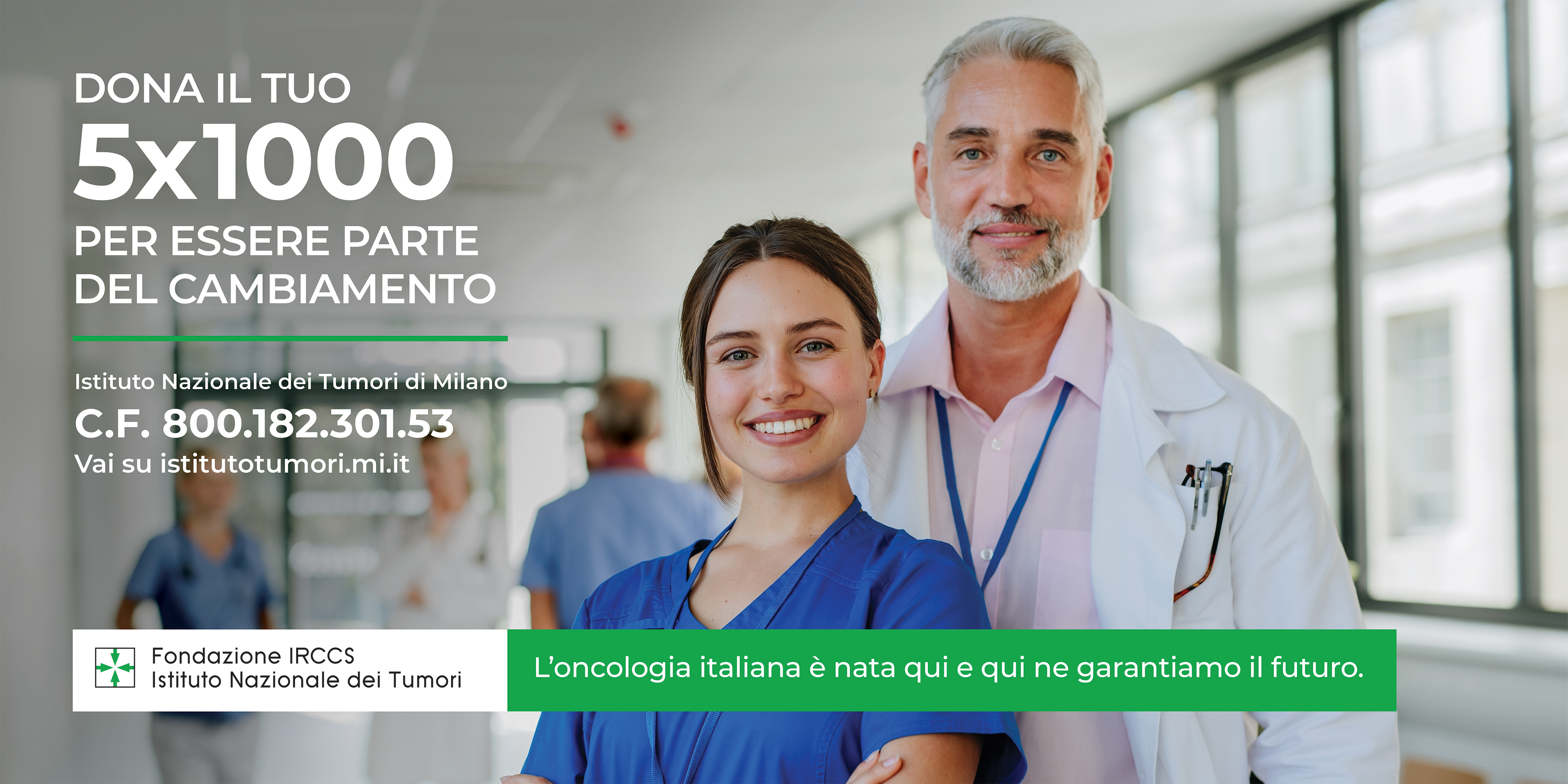  5x1000 all'Istituto Nazionale dei Tumori 