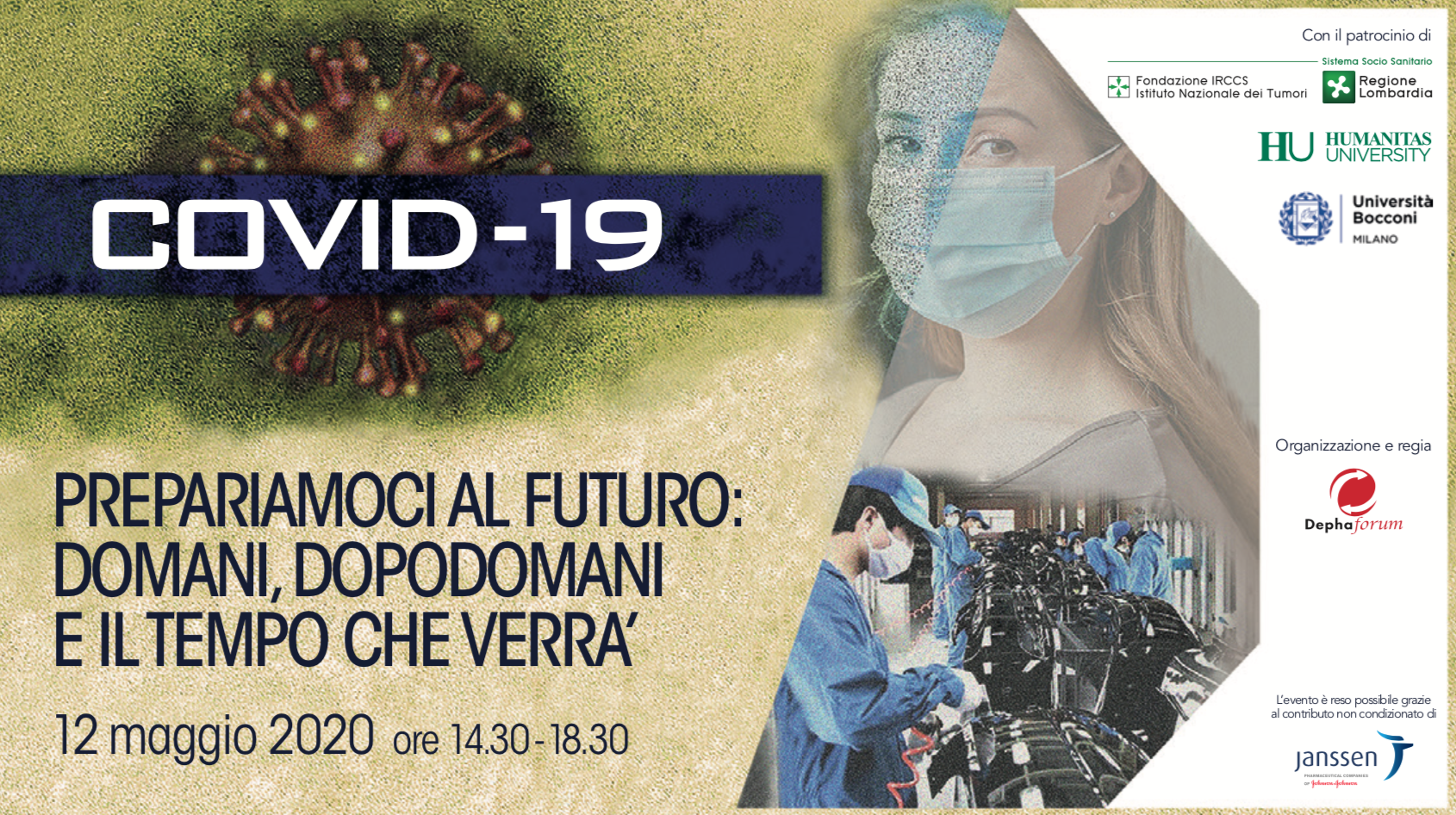 UN INCONTRO VIRTUALE PER DISCUTERE DEL FUTURO AI TEMPI DEL COVID-19